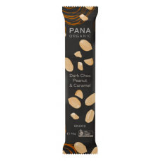 Pana Organic Dark Choc Peanut & Caramel Bar 40g